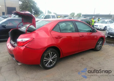 2016 Toyota Corolla Le Plus из США, поврежденный, VIN 5YFBURHE5GP422895